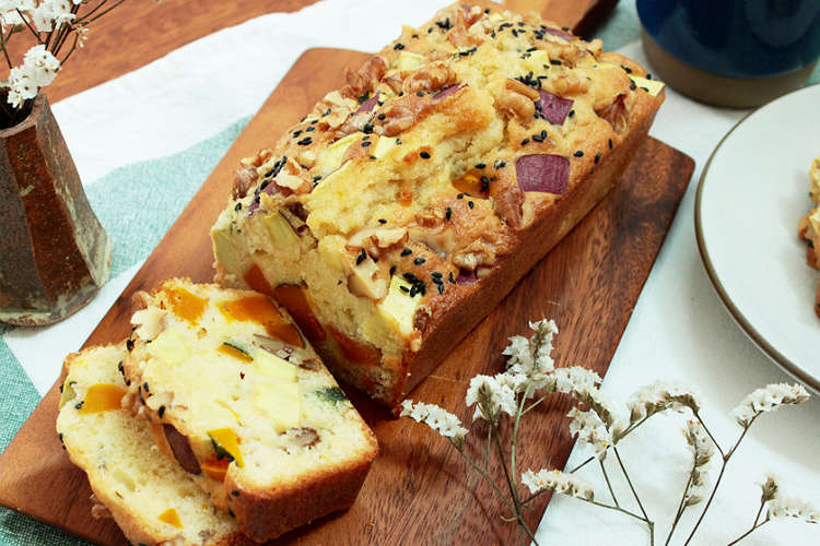 サツマイモとカボチャのパウンドケーキ レシピ 作り方 By アンジェ公式キッチン クックパッド 簡単おいしいみんなのレシピが350万品