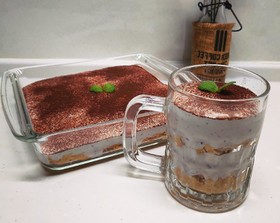 ヘルシー♪豆腐とブルーベリーのティラミス