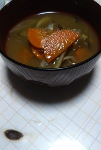 豚汁風団子汁（きし麺）