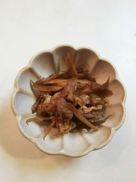 豚肉 ごぼう 炒め