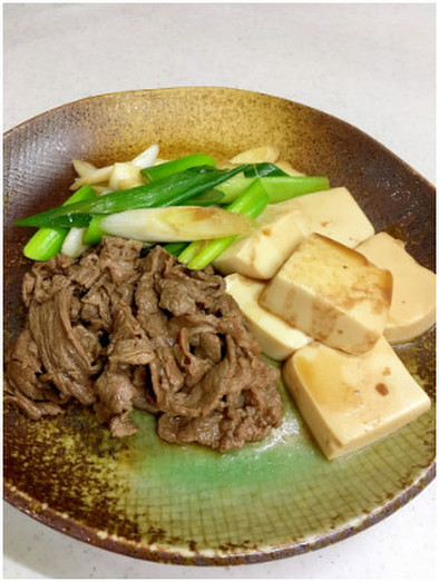 ★お肉が美味しい♡すき焼き風 肉豆腐の写真