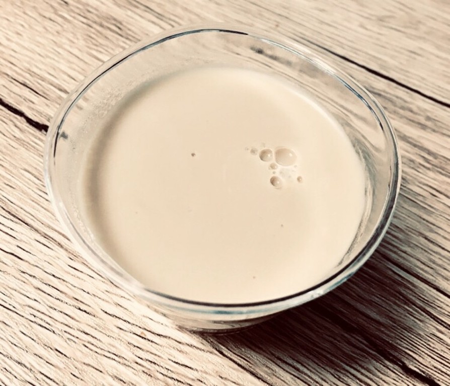 黒糖と豆乳を使ったココナッツミルク寒天の画像
