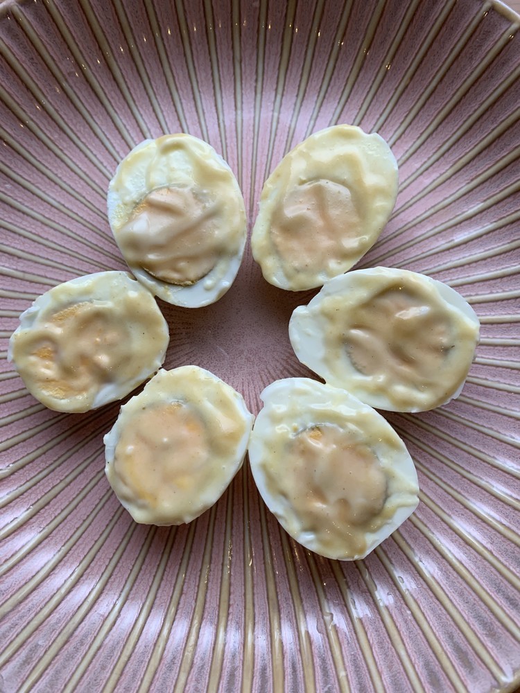 【超簡単】ゆで卵おつまみ(*^o^*)の画像