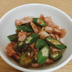 お弁当OK☆オクラベーコン☆