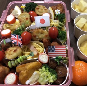 運動会紙コップ弁当 令和元年