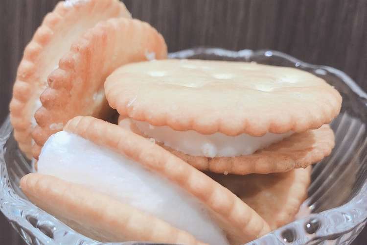マシュマロとクラッカーのふわさくサンド レシピ 作り方 By ここみん クックパッド 簡単おいしいみんなのレシピが367万品