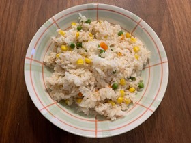 ズボラに洋風ツナチャーハン