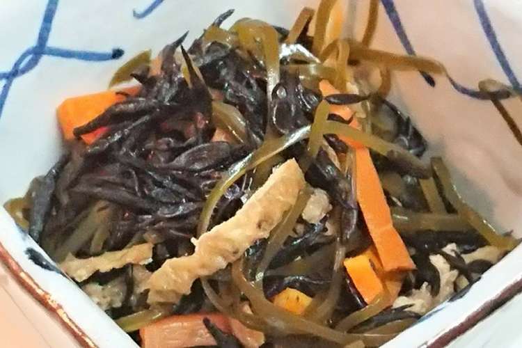 ひじきも昆布も海藻たっぷり煮しめ レシピ 作り方 By 料亭 濱みき クックパッド 簡単おいしいみんなのレシピが364万品