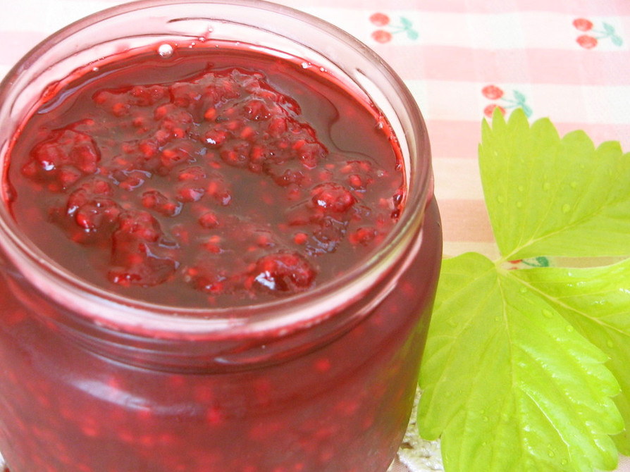 ラズベリージャムバーのレシピ