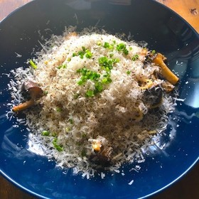 糖質制限!焼ききのこのカルチョ・エ・ぺぺ
