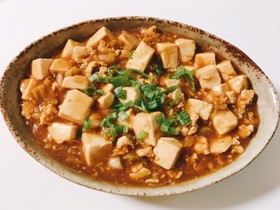 鶏ひき肉で子供も食べられる本格麻婆豆腐!