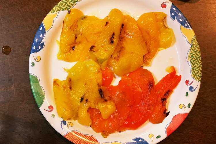 パプリカの丸焼き レシピ 作り方 By さくさく農園 クックパッド