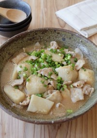 【常備菜】ねっとり♪里芋と豚バラの味噌煮