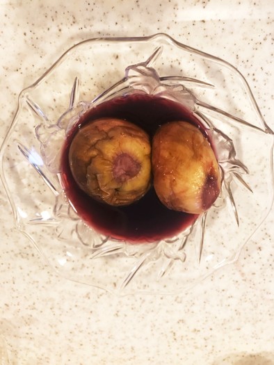 イチジクの赤ワインコンポートの写真