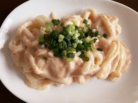 速攻濃厚!クリーム明太うどん