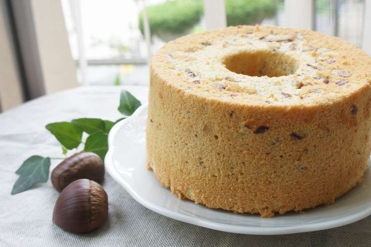 渋皮煮で作る シフォンケーキ レシピ 作り方 By わらし クックパッド 簡単おいしいみんなのレシピが350万品