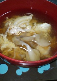 舞たまスープ(舞茸と玉子のスープ)