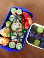 手まりおにぎり弁当の写真
