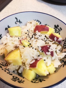 簡単すぎ〜さつまいもご飯