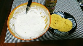 糖質制限的スイーツ。満足チーズ風クリーム