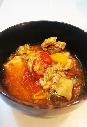 圧力鍋☆簡単☆ 鶏肉のトマト煮込み