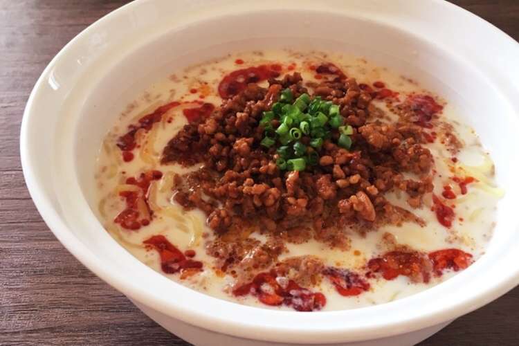 電子レンジde冷やし豆乳担々麺 レシピ 作り方 By んぼたん クックパッド 簡単おいしいみんなのレシピが357万品