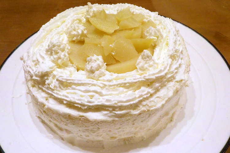 簡単 桃のショートケーキ レシピ 作り方 By ユメフク子 クックパッド