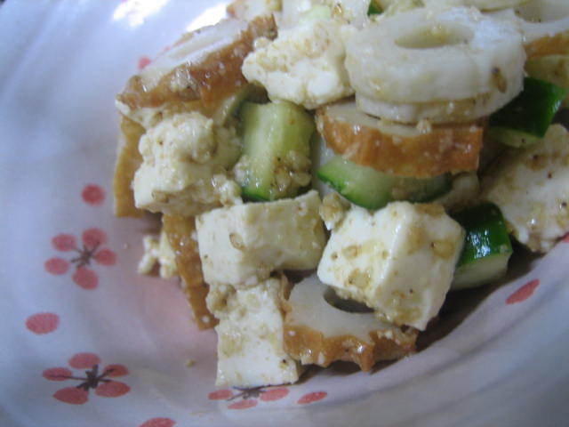 ☆豆腐ときゅうりのコロコロサラダの画像