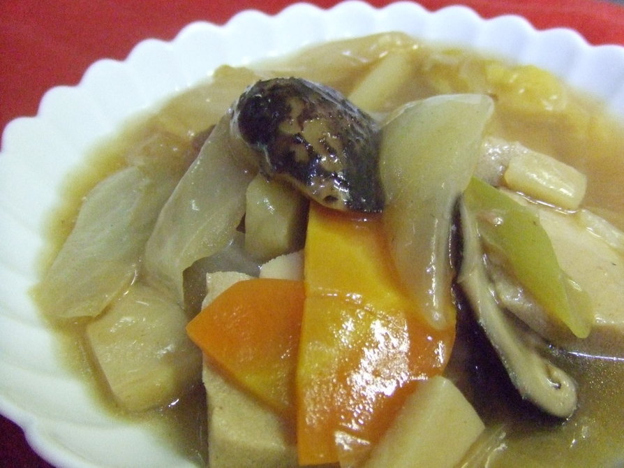 白菜と干し椎茸の中華風旨煮の画像
