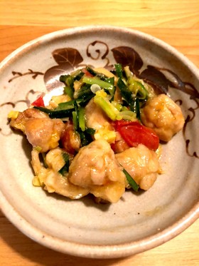 鶏肉のねぎ塩ダレ炒め