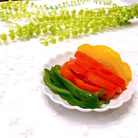 お弁当に♡パプリカの塩きんぴら
