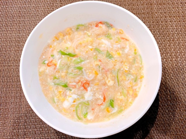 オートミール簡単雑炊 ダイエット飯 レシピ 作り方 By ダイエット男飯 クックパッド 簡単おいしいみんなのレシピが350万品