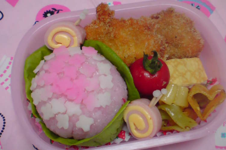 キャラ弁 簡単 あじさい レシピ 作り方 By Kononano クックパッド