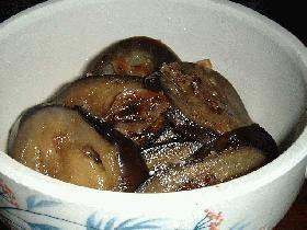 茄子のオカカ炒め