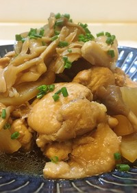 【フライパンで簡単】鶏肉と大根の煮物