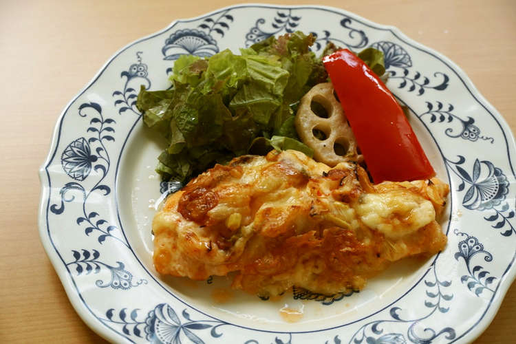 鮭のキムチーズ焼き レシピ 作り方 By 女子栄養大学の学食 クックパッド