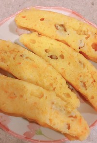 ［離乳食中期〜］米粉と野菜の簡単蒸しパン
