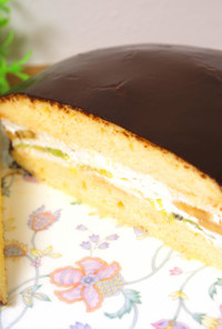 ロッテのチョコパイ風ビッグケーキ
