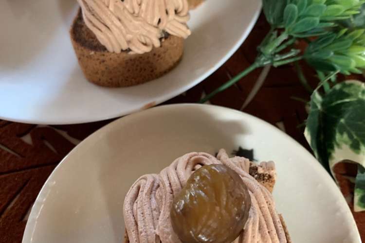 なんちゃってモンブラン風 チョコケーキ レシピ 作り方 By クックloveまま クックパッド 簡単おいしいみんなのレシピが350万品