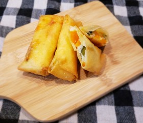 節約ボリュームおかず♪ポテトサラダ春巻き
