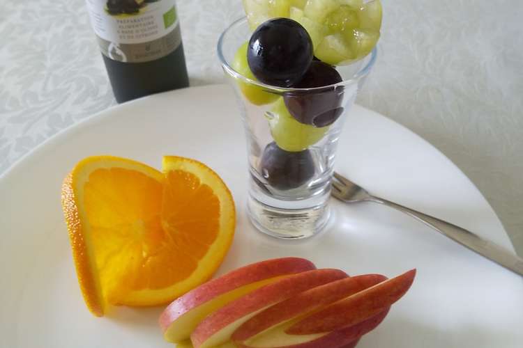 少しオシャレに見せる果物の切り方 飾り方 レシピ 作り方 By Sawararara クックパッド 簡単おいしいみんなのレシピが365万品