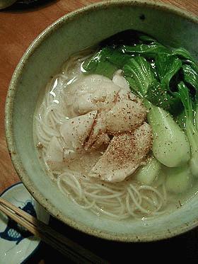 鶏麻煮麺