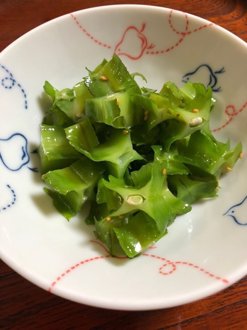 四角豆のナムルの画像