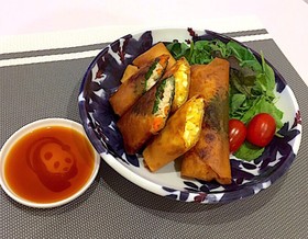色々春巻き☆たまごとささみ