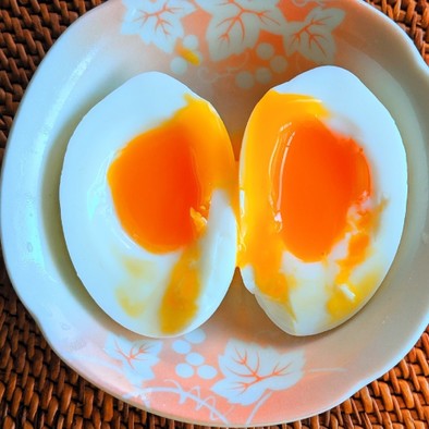 半熟ゆで卵の作り方の写真