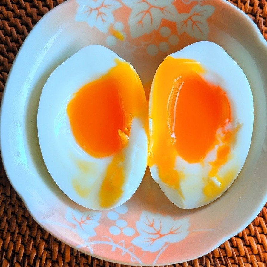 半熟ゆで卵の作り方の画像