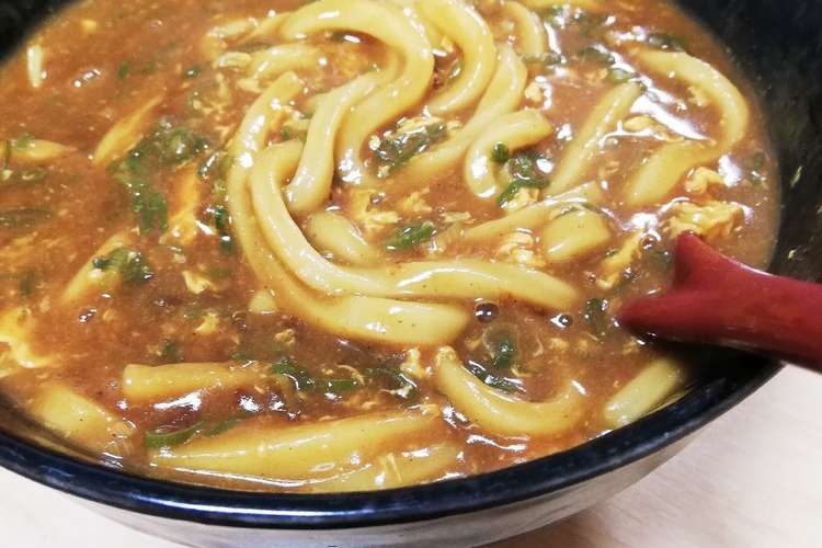 お出汁のバランス最高 手作りカレーうどん レシピ 作り方 By ヨーキーlove クックパッド