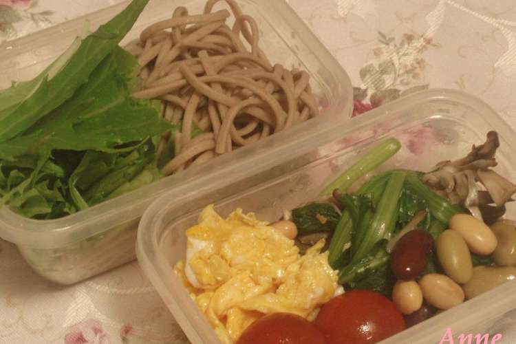スピーディ 麺のお弁当 お蕎麦 レシピ 作り方 By わ い 出来たよ クックパッド 簡単おいしいみんなのレシピが352万品