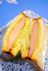 簡単！サンドイッチ☆チーズハムカツ