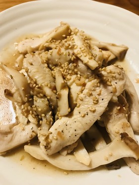 鶏むね肉のはちみつ&はちみつ梅ソース炒め